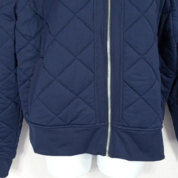 Ralph Lauren Navy Quilted Bomber Jacket - Picture 3 of 16